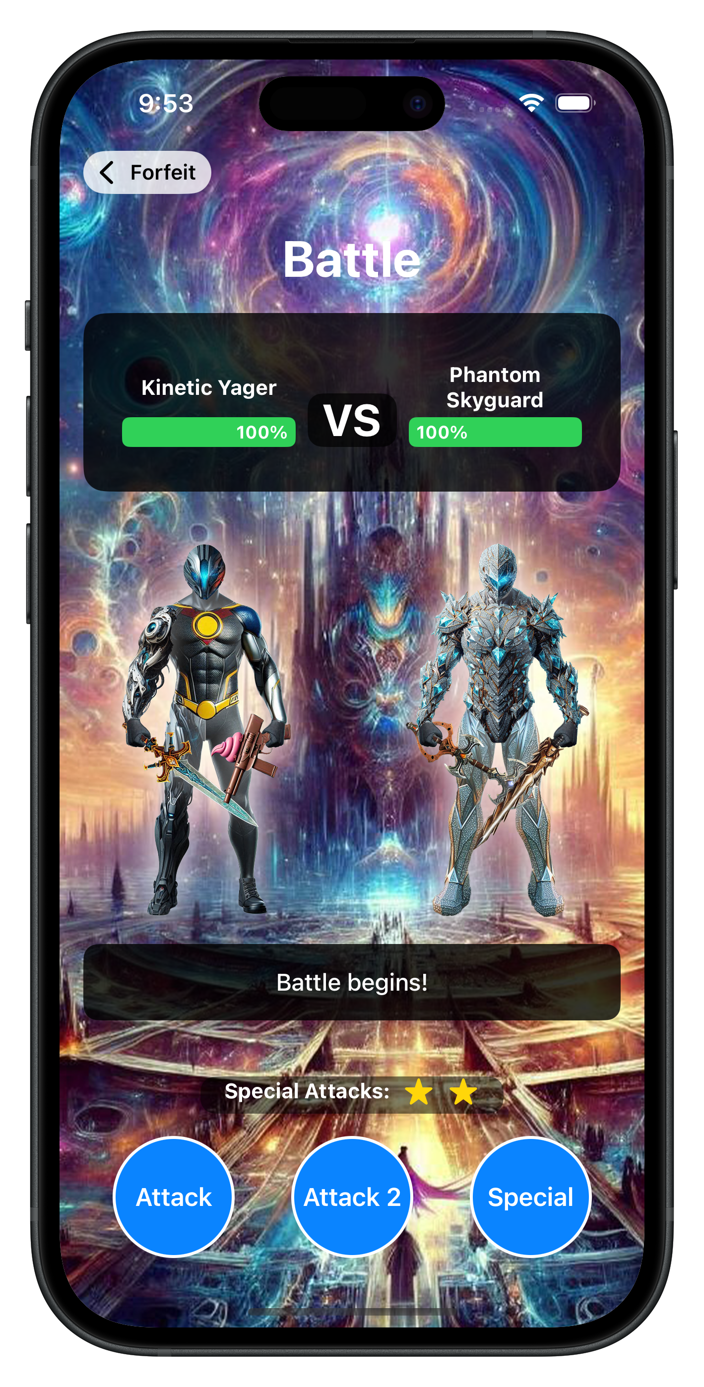 Superhero Builder and Battles Screenshot 2